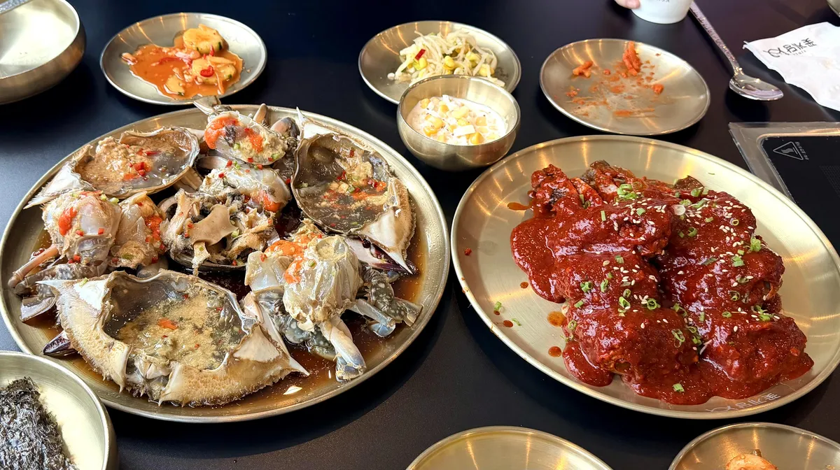 [I ate] Gejang (raw crab)