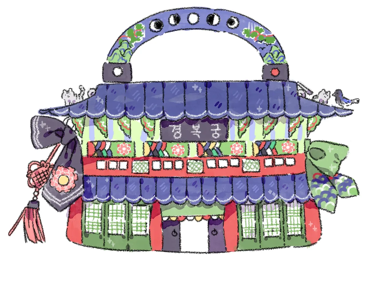 A bag design inspired by the Korean palace